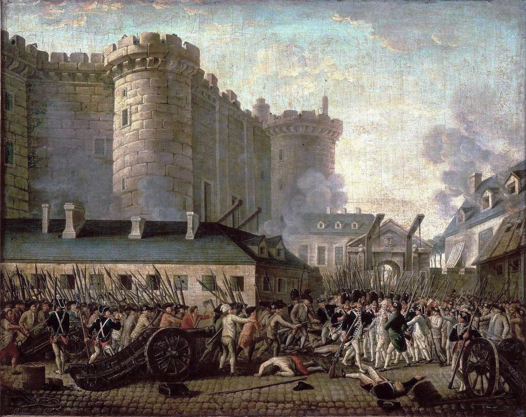 CapitolHistory's tweet image. #OTD in #history, 1789, #Paris revolutionaries stormed the Bastille, igniting the #FrenchRevolution. The Marquis de Lafayette gave the prison key—still at @MountVernon today—to George Washington, who saw the gift as a “token of victory gained by Liberty over Despotism by another”
