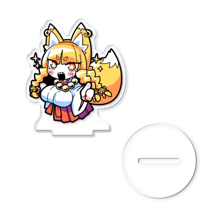 とりあえずタマミ様のアクスタとアクキーをSuzuriに登録しました いつでも買えるよ