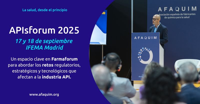🔵 SAVE THE DATE ¡Te esperamos un año más, #APISFORUM 2025! ¡Vuelve el evento imprescindible para todos los profesionales del sector de los principios activos farmacéuticos (APIs)!
<a href="/farmaforum/">Farmaforum</a> #farmaforum2025 #farmaforum
<a href="/IFEMA/">IFEMA MADRID</a>
