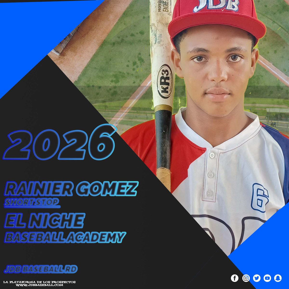 Rainier Gomez SS 2026 Class From (El Niche Baseball Academy) Date video:... youtu.be/HtG3LKf1sH0?si… a través de <a href="/YouTube/">YouTube</a>