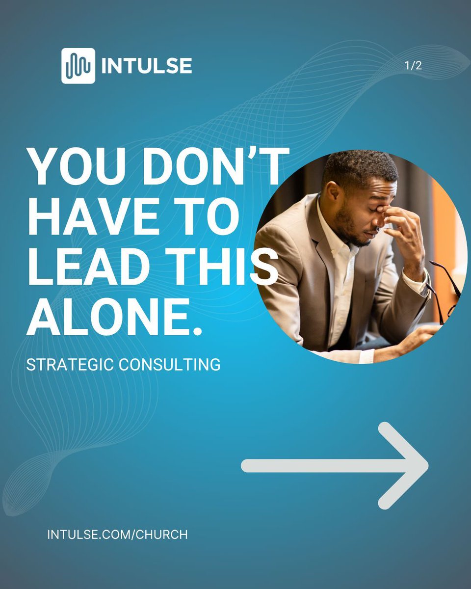 intulse's tweet image. You don’t have to lead alone.

We help untangle culture + tech messes + support your team with clarity + care.

📞 Free call with Christian:
intulse.com/church/executi…

#ChurchTech #Intulse