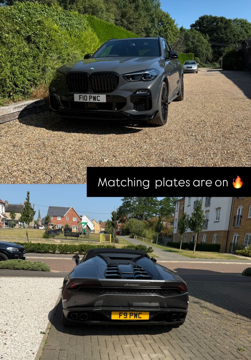 PatchWC's tweet image. Matching plates are on. 🔥
