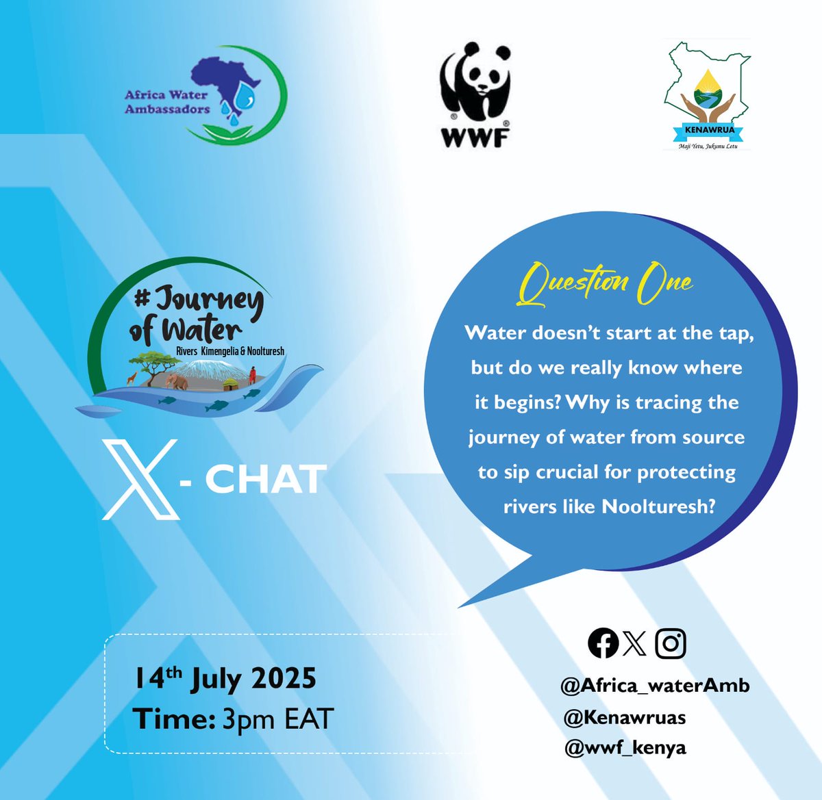 Do you know the journey  Your Water takes before it reaches you? Let's talk about why understanding our origin isbthe first step towards conserving our Water resources. 
#JourneyOfWater #Voices4Rivers