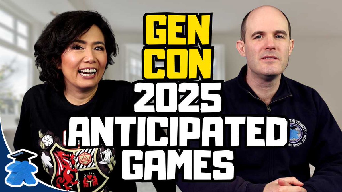 Stella @MeepleUniversity & #LifeBeyondBoardGames (@meepleu) on Twitter photo What Board Games to Watch Out for at #GenCon2025
youtu.be/qWXihFLDHcs What Board Games to Watch Out for at #GenCon2025
youtu.be/qWXihFLDHcs