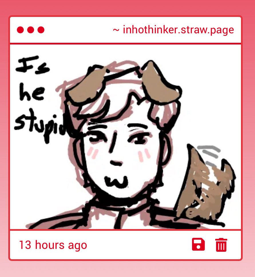 inhothinker's tweet image. puppy dog eyes...... tail wagging.......... he is stupid, i fear........
I LOVE THIS SO MUCH THANK U THANKU