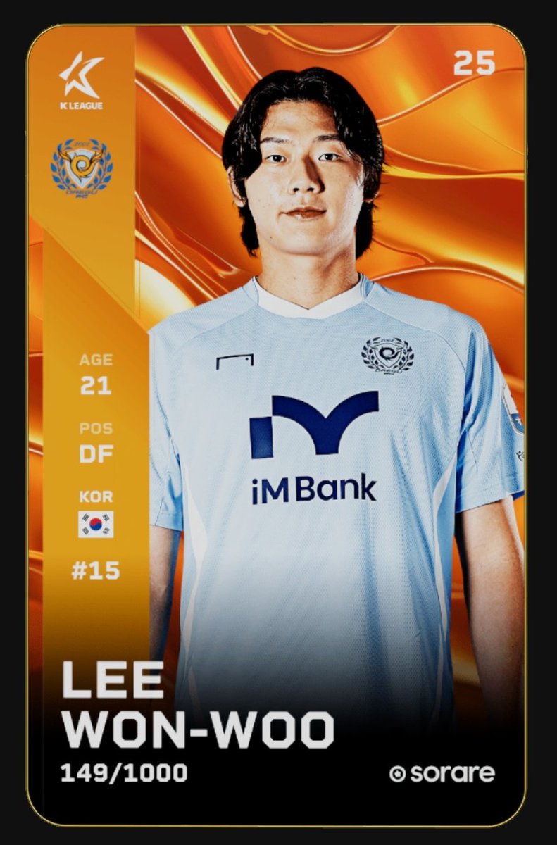 g_huart's tweet image. 🎁Gagne 1 carte #Sorare de Lee Won-Woo 🎁
Win 1 carte #Sorare Lee Won-Woo
Pour jouer / For Game 
🔹Follow @g_huart et @FlashActu519528
🔹RT &amp;amp; ❤️
🔹Commente avec ton nom de manager Sorare / Comment with your name of manager sorare

TAS 15/07/25 0h01  Hour of Paris ⏱️🍀