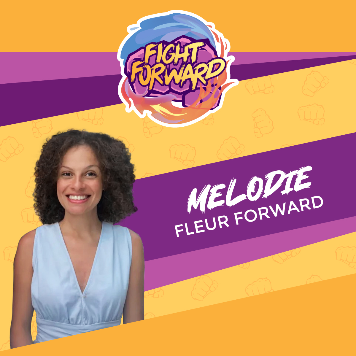 👊Présentation du Bureau de l'Association Fight Forward

🟣Mélodie
🟣Vice-présidente
🟣Cheffe de Projet 
🟣Jeu suivi: CS2 
🟣Jeu du quotidien: MonopolyGo 

Vous savez, on peut trouver le bonheur même dans les moments les plus sombres. Il suffit de se souvenir d'allumer la lumière