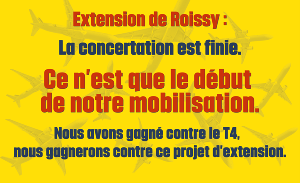 Association ADVOCNAR (@advocnar) on Twitter photo La concertation d'ADP sur son plan de développement de #ROISSY, qui n’est rien d’autre qu’une extension de l’aéroport, visant à augmenter le trafic aérien, est close depuis le 8 juillet. 
▶️Les résultats seront connus à l’automne
▶️La lutte ne fait que commencer ! 💪🔥 La concertation d'ADP sur son plan de développement de #ROISSY, qui n’est rien d’autre qu’une extension de l’aéroport, visant à augmenter le trafic aérien, est close depuis le 8 juillet. 
▶️Les résultats seront connus à l’automne
▶️La lutte ne fait que commencer ! 💪🔥