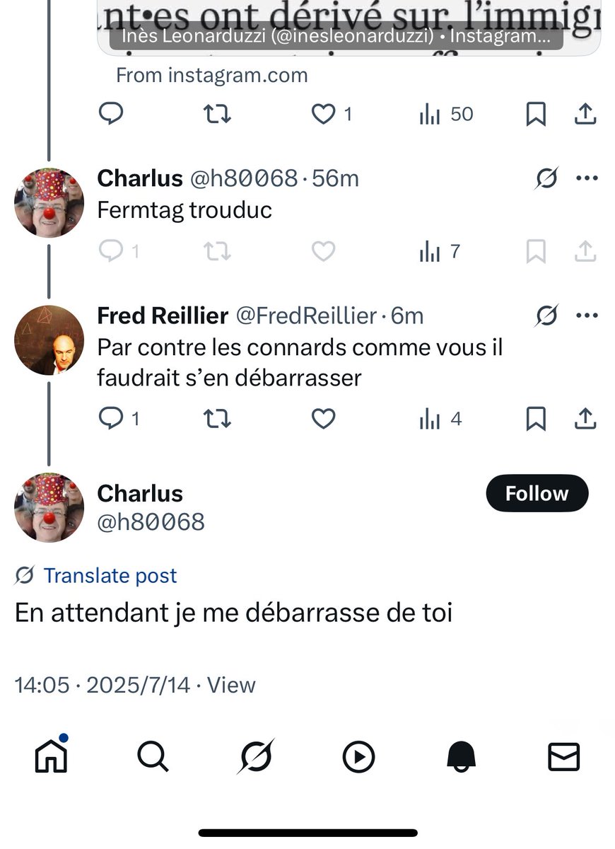 FredReillier's tweet image. Les cons comme celui là il faudrait les mettre dans un zoo pour pouvoir aller les admirer