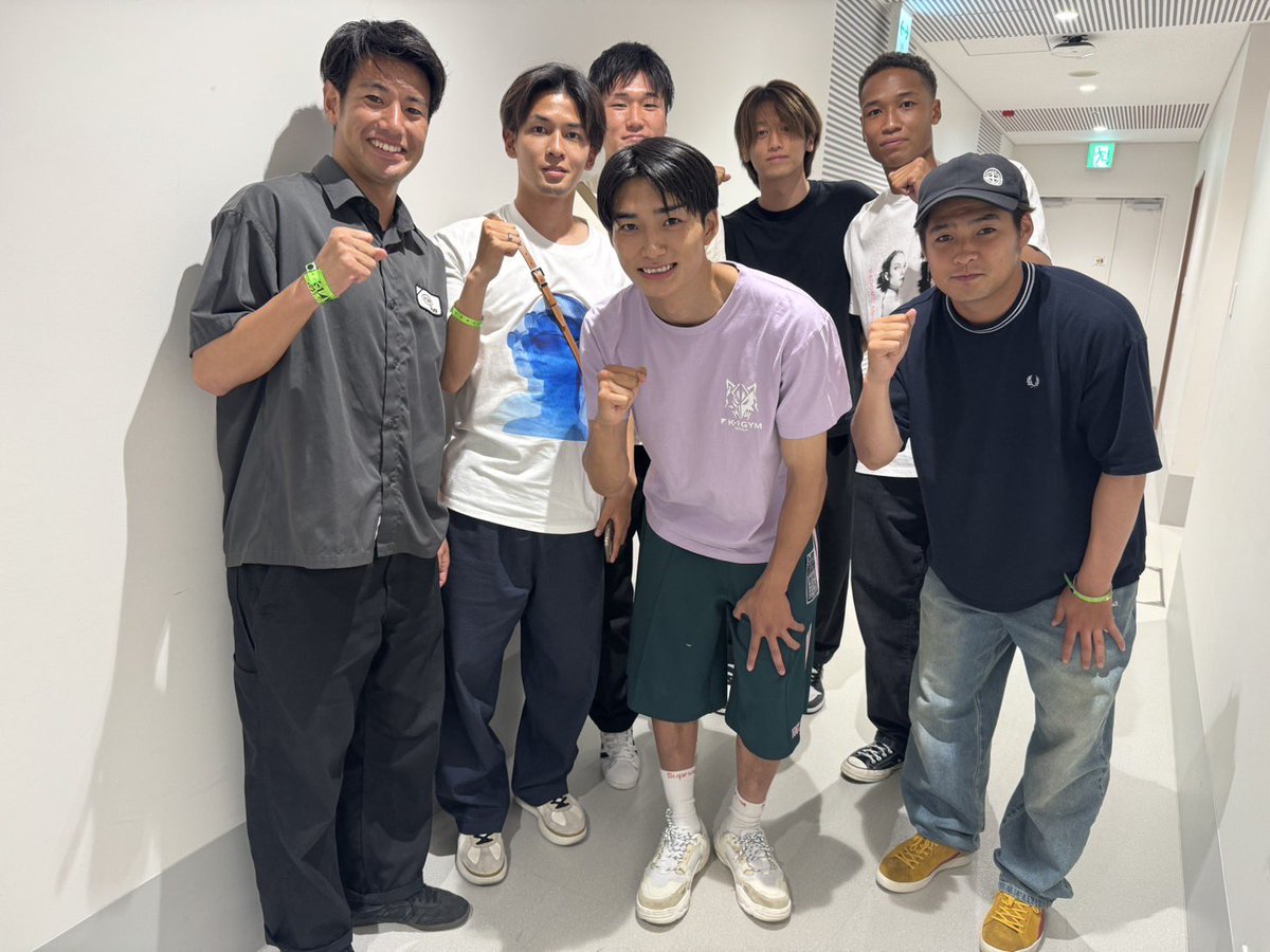 【K-1 DONTAKU】7.13（日）福岡

⚽️サガン鳥栖（<a href="/saganofficial17/">サガン鳥栖公式</a>）
#本田風智 選手
#長澤シヴァタファリ 選手
#西川潤 選手
#松本凪生 選手
#松田詠太郎 選手
#楢原慶輝 選手

ご来場いただき
ありがとうございました🙏

#大久保琉唯
#k1max #k1wgp #k1dontaku #福岡