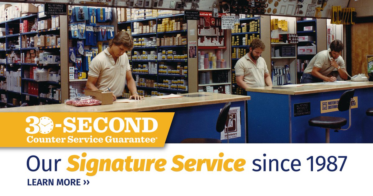 summit_electric's tweet photo. Get what you need, and get on your way – faster. Get the 30-Second Counter Service Guarantee® at Summit. Learn more: https://t.co/ajm5vD6Fg5 https://t.co/ak27kd2kQn
