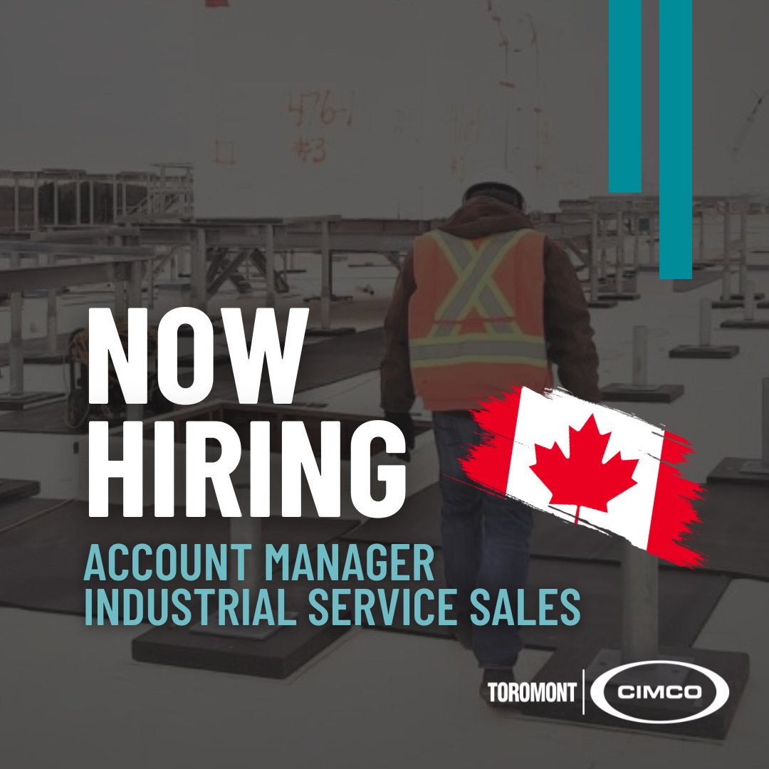 We're hiring an Account Manager in Calgary, AB!  Join CIMCO, a leader in industrial refrigeration with over a century of technical expertise. Apply now to be part of our innovative team! 

Apply now: zurl.co/RmnJl 

#JoinUs #CIMCOcareers #AccountManager