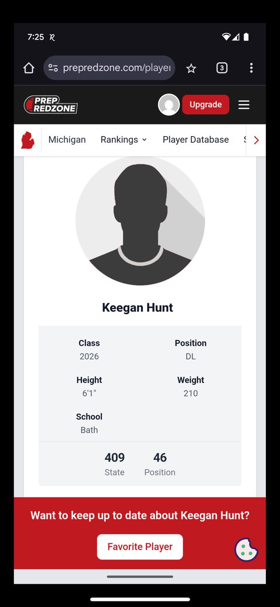 Keegan Hunt 2026 (@keeganhunt26) on Twitter photo Blessed to be ranked Top 50 in the State for D-Line and motivated to keep climbing to the top. <a href="/alex_pallone/">Alex Pallone</a> <a href="/BathHighSchFB/">Bath High School Football</a> Blessed to be ranked Top 50 in the State for D-Line and motivated to keep climbing to the top. <a href="/alex_pallone/">Alex Pallone</a> <a href="/BathHighSchFB/">Bath High School Football</a>
