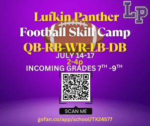 abseckLPFB's tweet image. Today we get started with our Lufkin Football Skill and OL/DL camps, if you haven't registered it is not too late. Come out and get a head start on the 2025 season. #LufkinU