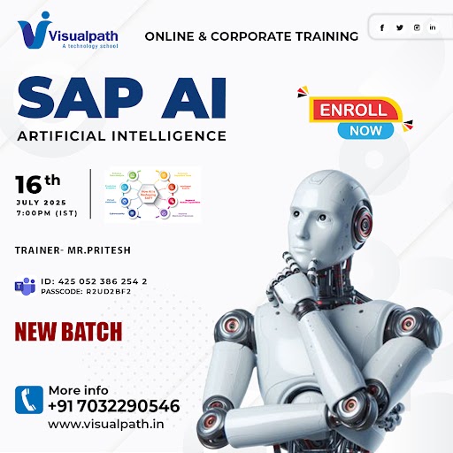 KLvisualpath99's tweet image. Batch Session Details:
Trainer: Mr. Pritesh
Date: July 16th, 2025
Time: 07:00 PM IST
Join Link: bit.ly/4nNOsz9
Meeting ID: 4425 052 386 254 2
Passcode: 2UD2bf2
Call/WhatsApp: +91-7032290546
Visit: visualpath.in/sap-artificial…
@VisualpathPro #SAPTraining #SAPModules #SAPAI