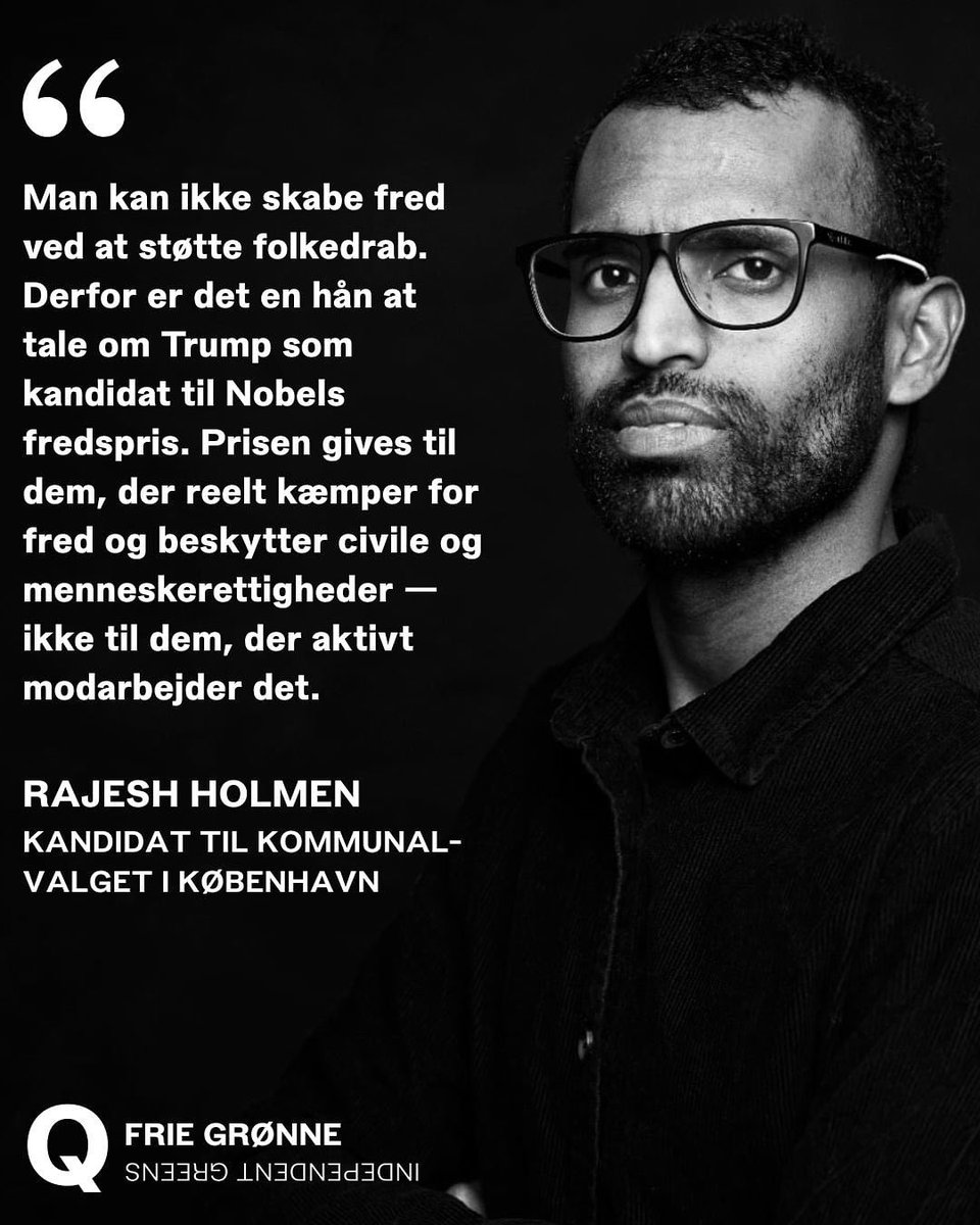 Rajesh Holmen (@rajeshholmen) on Twitter photo I dag deltog jeg i to timers intens debat på <a href="/radio4dk/">RADIO IIII</a> med @marcusrubi (kronikredaktør i Politiken), <a href="/NaserKhader2023/">NaserKhaderDanmark</a> og <a href="/SerdalBenli/">Serdal Benli 🇪🇺🇩🇰</a> (SF) om Trumps Mellemøstpolitik.
Vi brugte næsten en time på spørgsmålet om fred i Israel-Palæstina. Jeg slog fast, at man ikke kan forhandle I dag deltog jeg i to timers intens debat på <a href="/radio4dk/">RADIO IIII</a> med @marcusrubi (kronikredaktør i Politiken), <a href="/NaserKhader2023/">NaserKhaderDanmark</a> og <a href="/SerdalBenli/">Serdal Benli 🇪🇺🇩🇰</a> (SF) om Trumps Mellemøstpolitik.
Vi brugte næsten en time på spørgsmålet om fred i Israel-Palæstina. Jeg slog fast, at man ikke kan forhandle