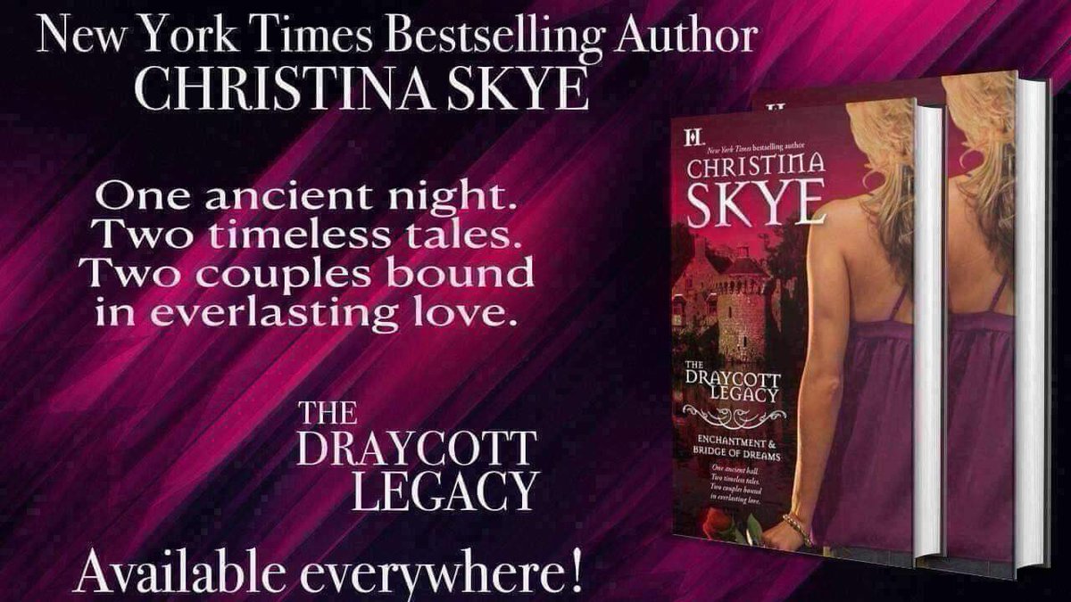 🌟💋Discover the Secrets of Draycott Abbey: Where Love and Mystery Converge in Enchantment and Destiny."

Amazon: amzn.to/3tctOhi
B&amp;n: bit.ly/40qT6q6

#christinaskye #enchantment #bridgeofdreams #ghost #paranormal #vampire #romance