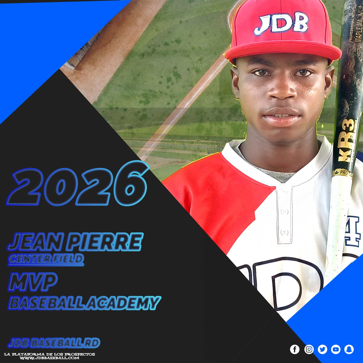 Jean Pierre OF 2026 Class From (MVP Baseball Academy) Date video: 14.07.... youtu.be/ZweKWL3HtMo?si… a través de <a href="/YouTube/">YouTube</a>