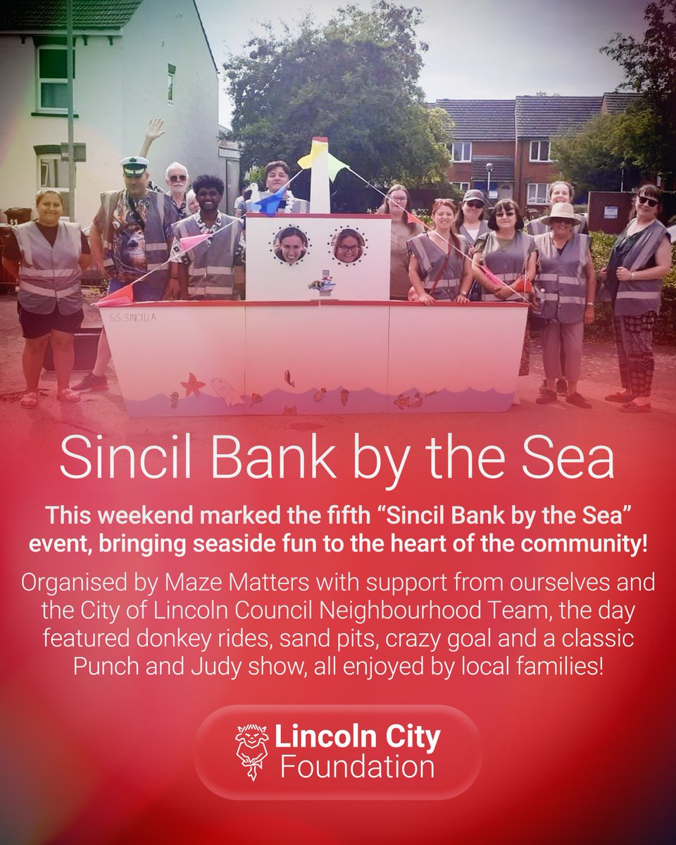 LCityFoundation's tweet image. What a fantastic day at the fifth Sincil Bank by the Sea! ☀️🏖️
From donkey rides to sand pits, Crazy Goal to Punch and Judy – families enjoyed a brilliant day of seaside fun right in the heart of our community.