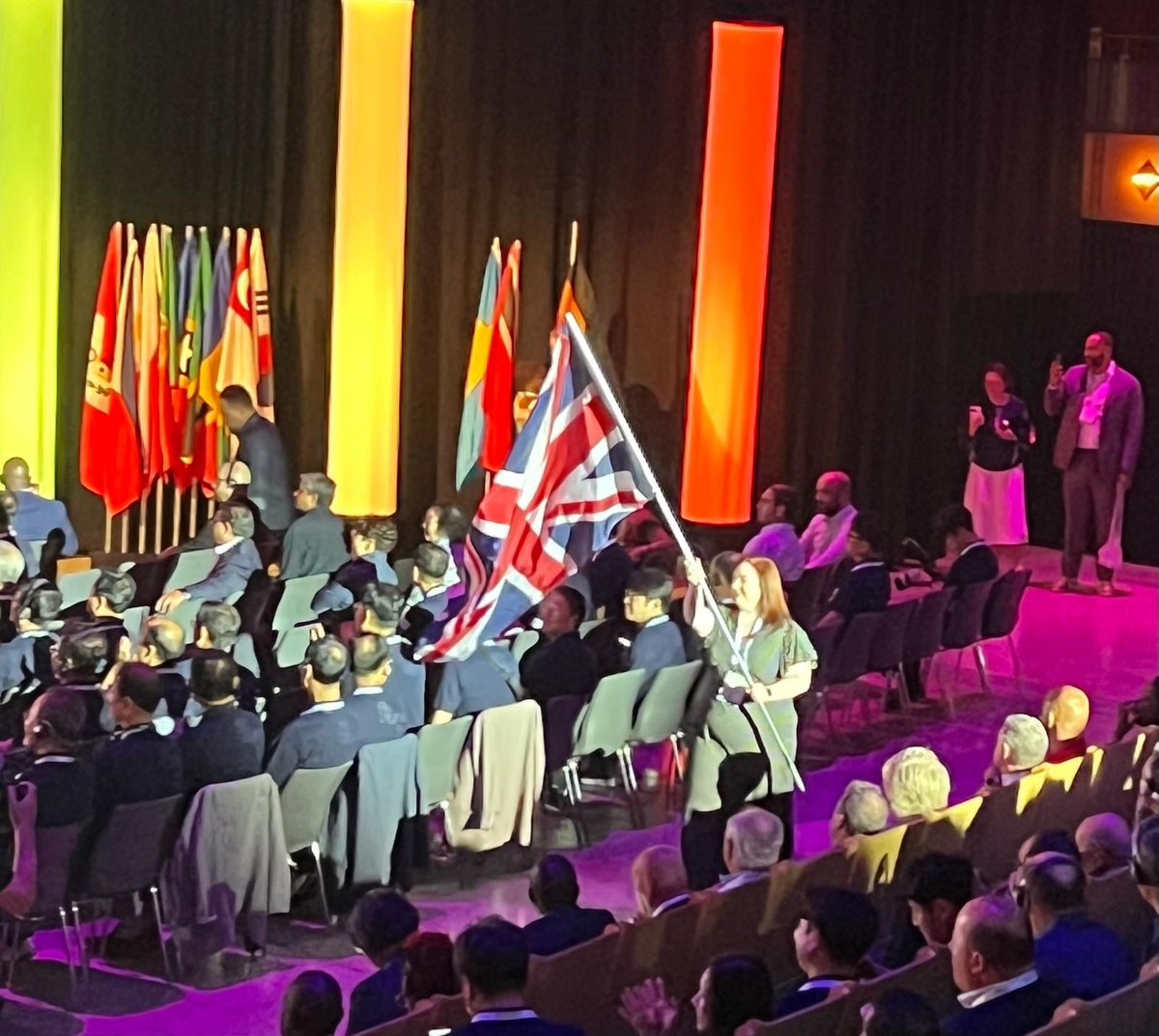 World Credit Union Conference '25 kicks off today in Stockholm! 🎉

Over 2,000 credit union professionals from nearly 60 countries are coming together to celebrate the 20th anniversary of WCUC.

Stacey, our Director of Operations, carried the UK flag at the opening! 👏

#WCUC2025