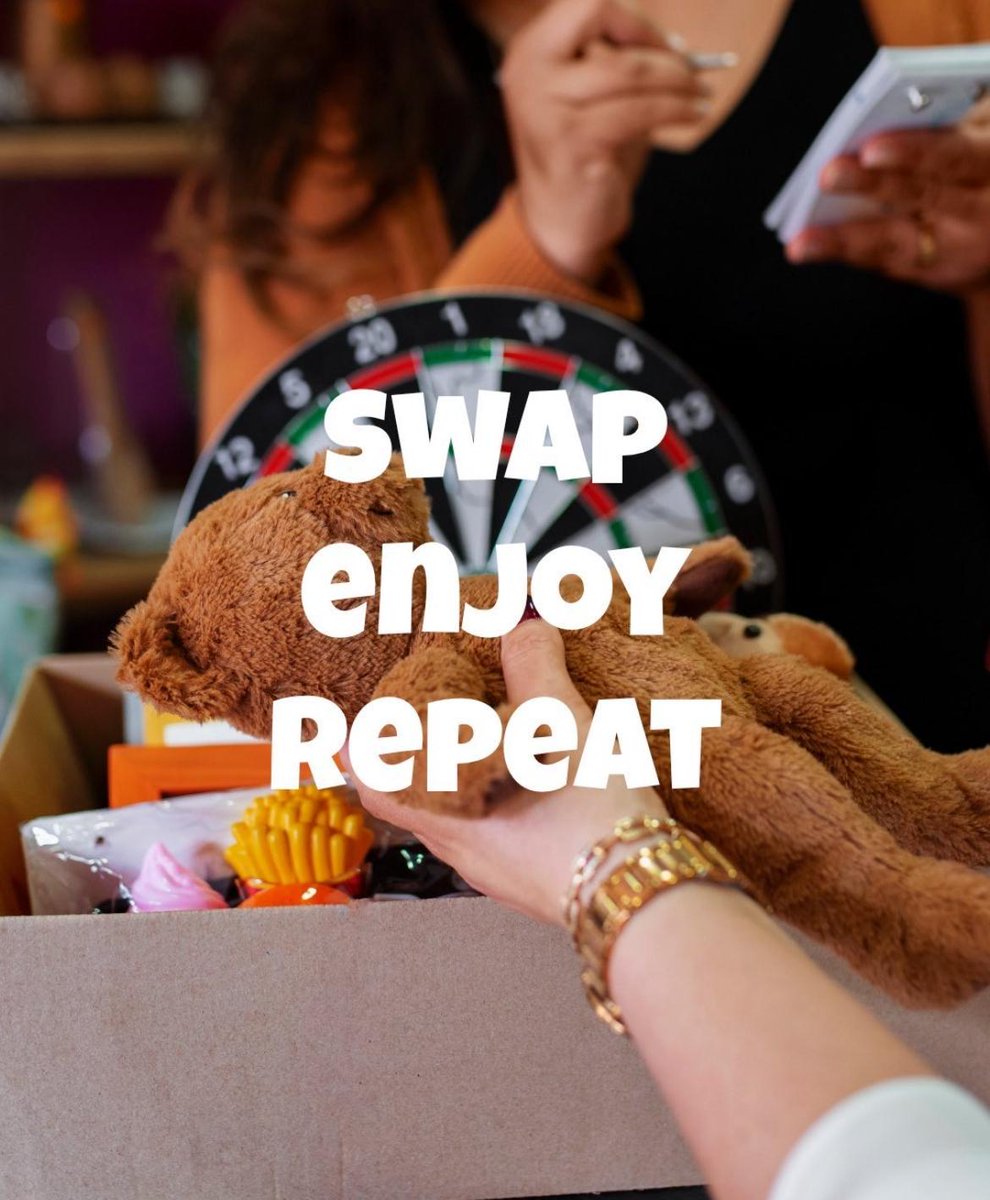 Limerick Council - Comhairle Luimnigh (@limerickcouncil) on Twitter photo Swap unwanted toys for ones your family will love at The Toy Library Swap & Play event🧸!  
This free family-friendly event is filled with activities, swaps, and inspiration to help embrace new consumption paradigms towards a world of sustainable play.
More at: Swap unwanted toys for ones your family will love at The Toy Library Swap & Play event🧸!  
This free family-friendly event is filled with activities, swaps, and inspiration to help embrace new consumption paradigms towards a world of sustainable play.
More at: