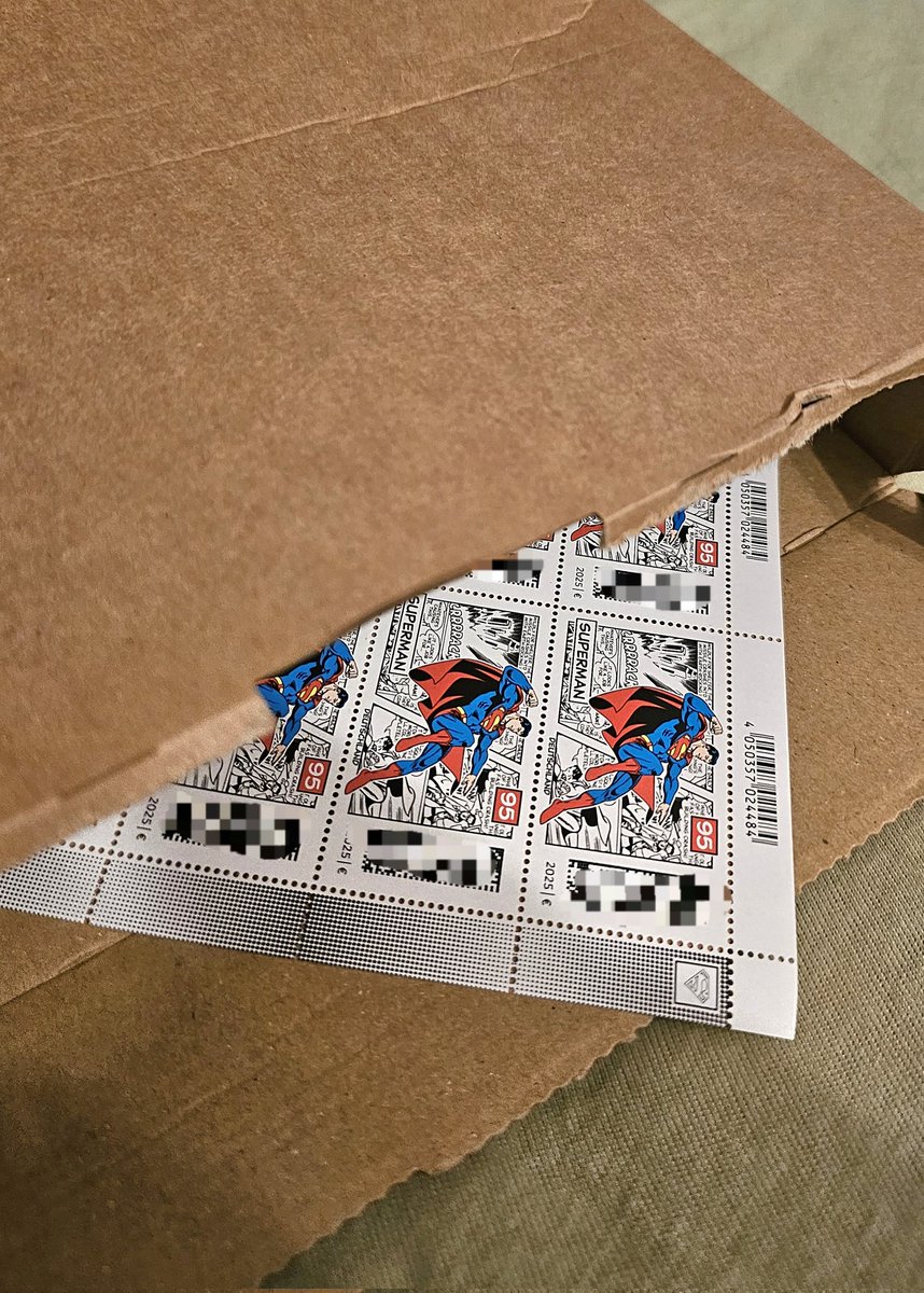 I've ordered 10 stamps from the German postal service Deutsche Post.
They sent them in a parcel the size of a cereal box.
Do they know paper can be sent by a thing called mail?