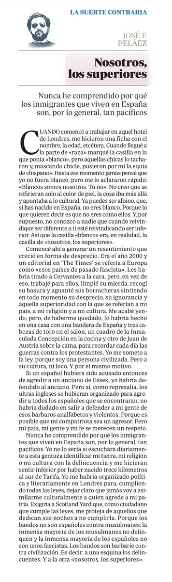Luis Enríquez (@lleng7) on Twitter photo Cuando Prada y <a href="/PedroCuartango/">Pedro G. Cuartango</a> dicen q, de vez en cuando, es necesario decirle a los lectores lo que no quieren oír (con toda la razón) seguramente se refieren a <a href="/MagfcoMargarito/">José F. Peláez</a> Cuando Prada y <a href="/PedroCuartango/">Pedro G. Cuartango</a> dicen q, de vez en cuando, es necesario decirle a los lectores lo que no quieren oír (con toda la razón) seguramente se refieren a <a href="/MagfcoMargarito/">José F. Peláez</a>