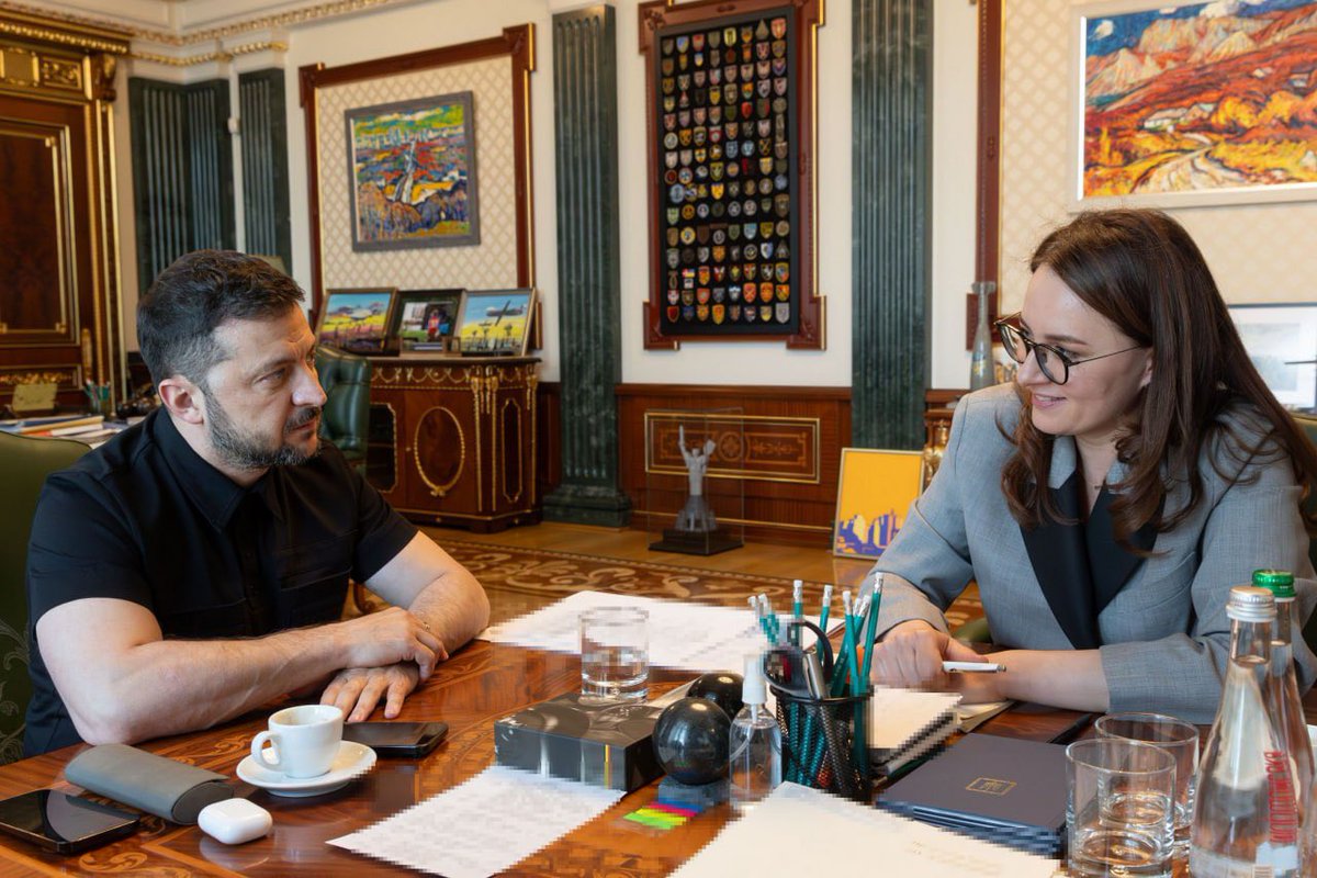 Zelensky names deputy PM Yulia Sviridenko as the new Ukrainian prime minister. t.me/V_Zelenskiy_of…