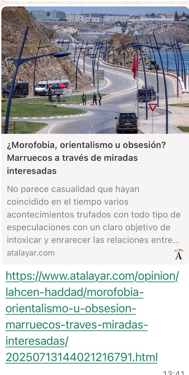 Lahcen Haddad, PhD (@lahcenhaddad) on Twitter photo Esto es exactamente lo que le reprocho a <a href="/icembrero/">Ignacio Cembrero</a> Cembrero.
Prefiere no responder — porque no puede.
En él explico con argumentos el sesgo, la obsesión y la deriva militante de quien confunde periodismo con hostilidad crónica hacia Marruecos.
Cembrero no debate. Estigmatiza, Esto es exactamente lo que le reprocho a <a href="/icembrero/">Ignacio Cembrero</a> Cembrero.
Prefiere no responder — porque no puede.
En él explico con argumentos el sesgo, la obsesión y la deriva militante de quien confunde periodismo con hostilidad crónica hacia Marruecos.
Cembrero no debate. Estigmatiza,