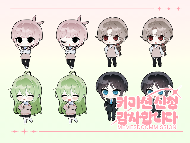 MEMESHA268719's tweet image. 커미션 신청 감사합니다!