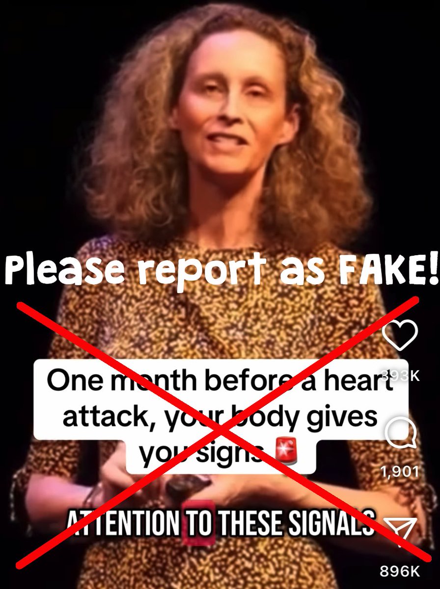 helenpgowers's tweet image. AI generated videos of me have been circulating on all social media platforms. I have now reported to Action Fraud for them to investigate.
36 separate accounts are manipulating people to buy supplements with lots of engagement and reposts.
Please help me by reporting as FAKE!