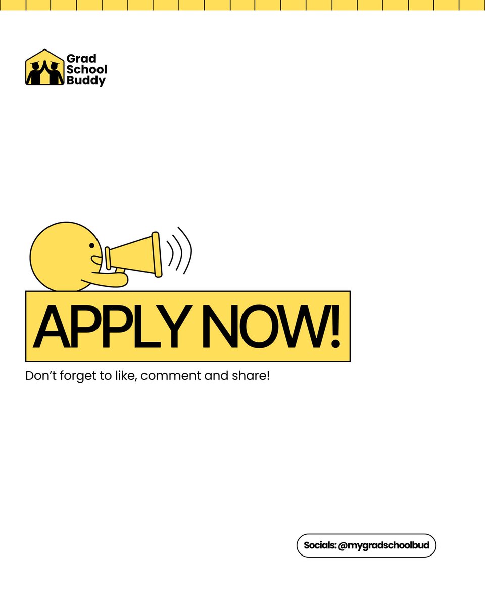mygradschoolbud's tweet image. Looking for post grad fellowships and scholarships? Start here!💛
___
#gradlife #phd #gradschoolbuddy #scholarships