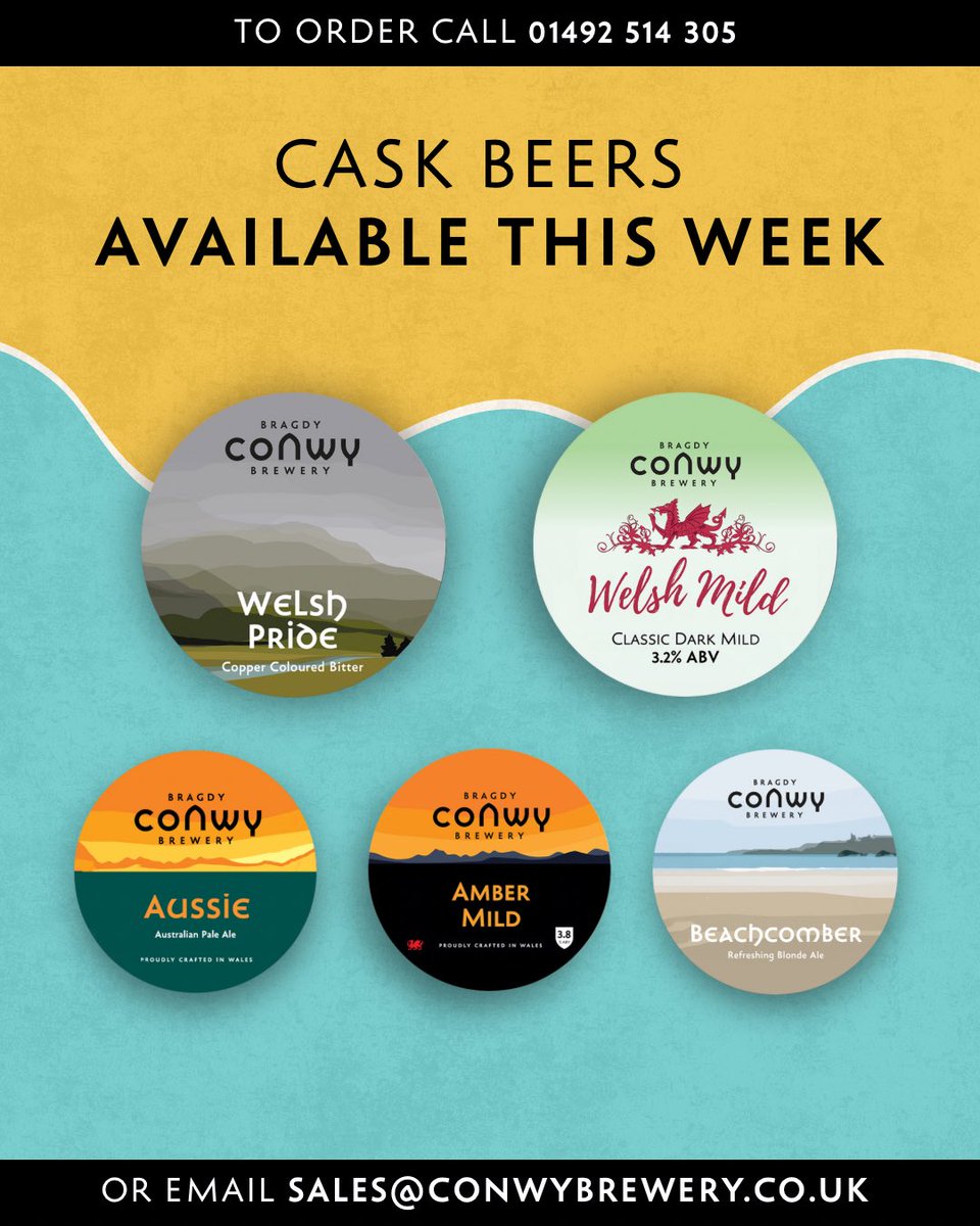 🍺 Available to Order from Conwy Brewery This Week!

📧 Order now:
sales@conwybrewery.co.uk
📞 Call: 01492 514 305⁠

✨ Serve up bold, local brews that’ll have your customers coming back for more.

<a href="/BeersInCymru/">Beers In Cymru</a>