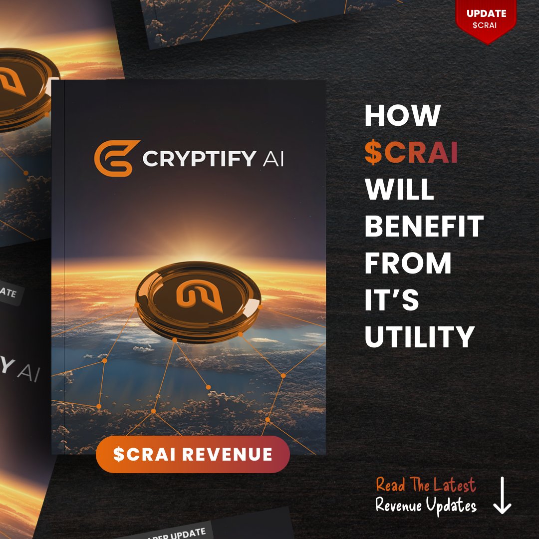 CryptifyAI's tweet image. Those who asked about our token utility like @Incomesharks here is a sum-up of all the utilities of our token:
At Cryptify AI, the $CRAI token isn’t just utility.. it's merged with the product.
Every feature, every integration, every alpha tool we build… revolves around CRAI.…