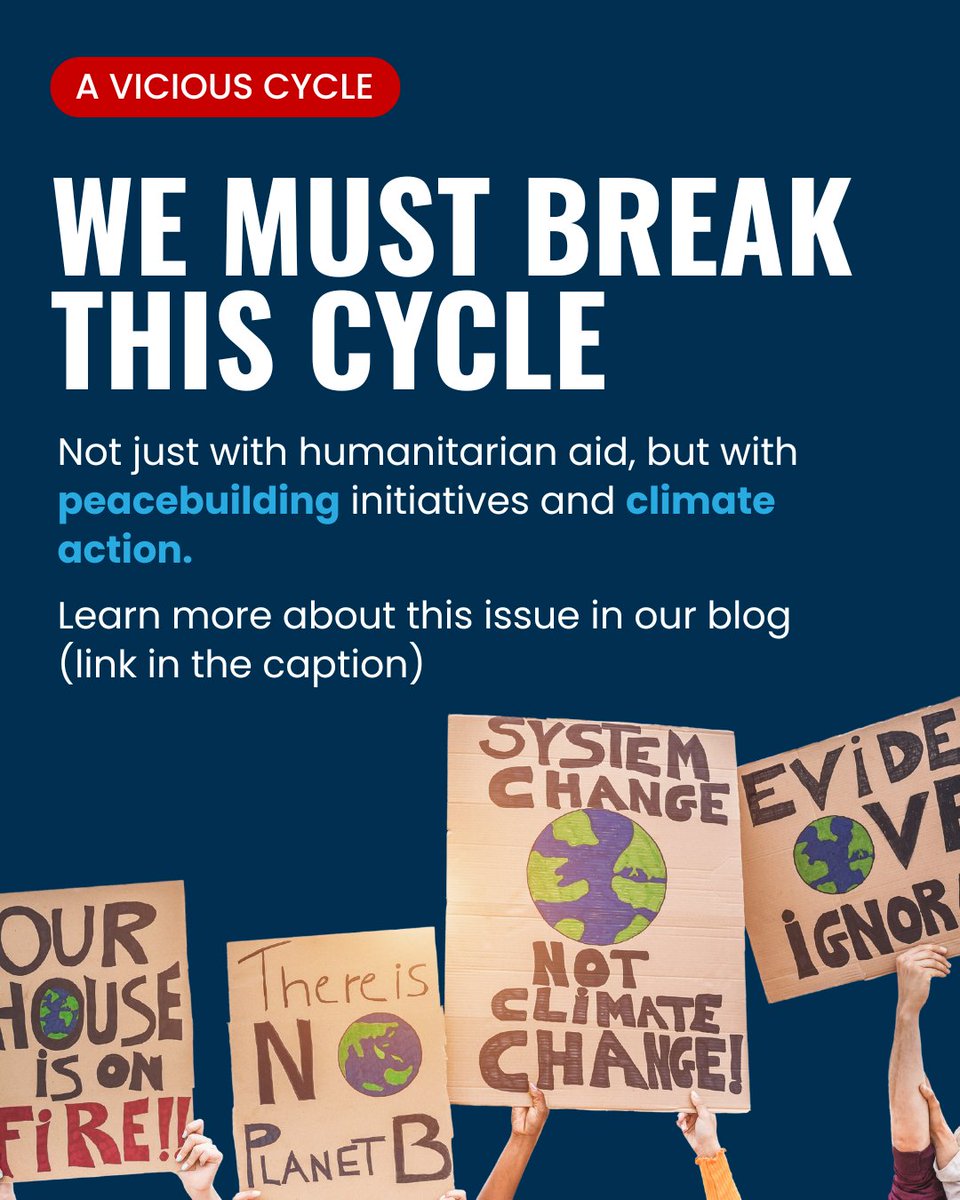How do rising temperatures turn into rising tensions?

Climate change fuels conflict and violence. Conflict deepens vulnerability.
In fragile contexts, this cycle drives displacement, hunger, and instability. The connection is complex and too often ignored.

🌍 Our new blog