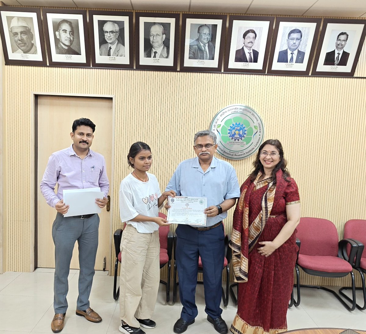 csirnbrilko's tweet image. A one-month-long Skill Development Programme on ‘Certificate Course on Plant Molecular Biology Techniques' during 12 June 11 July 2025 was organised by NBRI under the aegis of @CSIR_IND @CsirSkill. 09 students from different institutes were participated in the prog.@akshasany