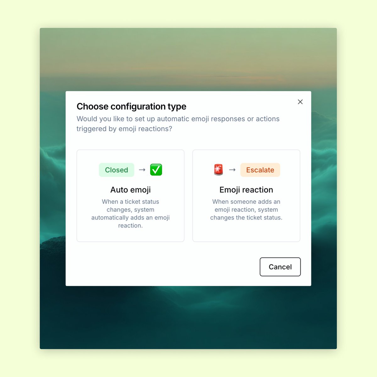 thenaplatform's tweet image. ⚡️ Resolve tickets, reopen, and more in Slack with a simple emoji! Thena&apos;s new emoji actions streamline your workflow, saving time &amp;amp; boosting efficiency directly where your team communicates. 

#modernb2bticketing #customersupportai #thenaai