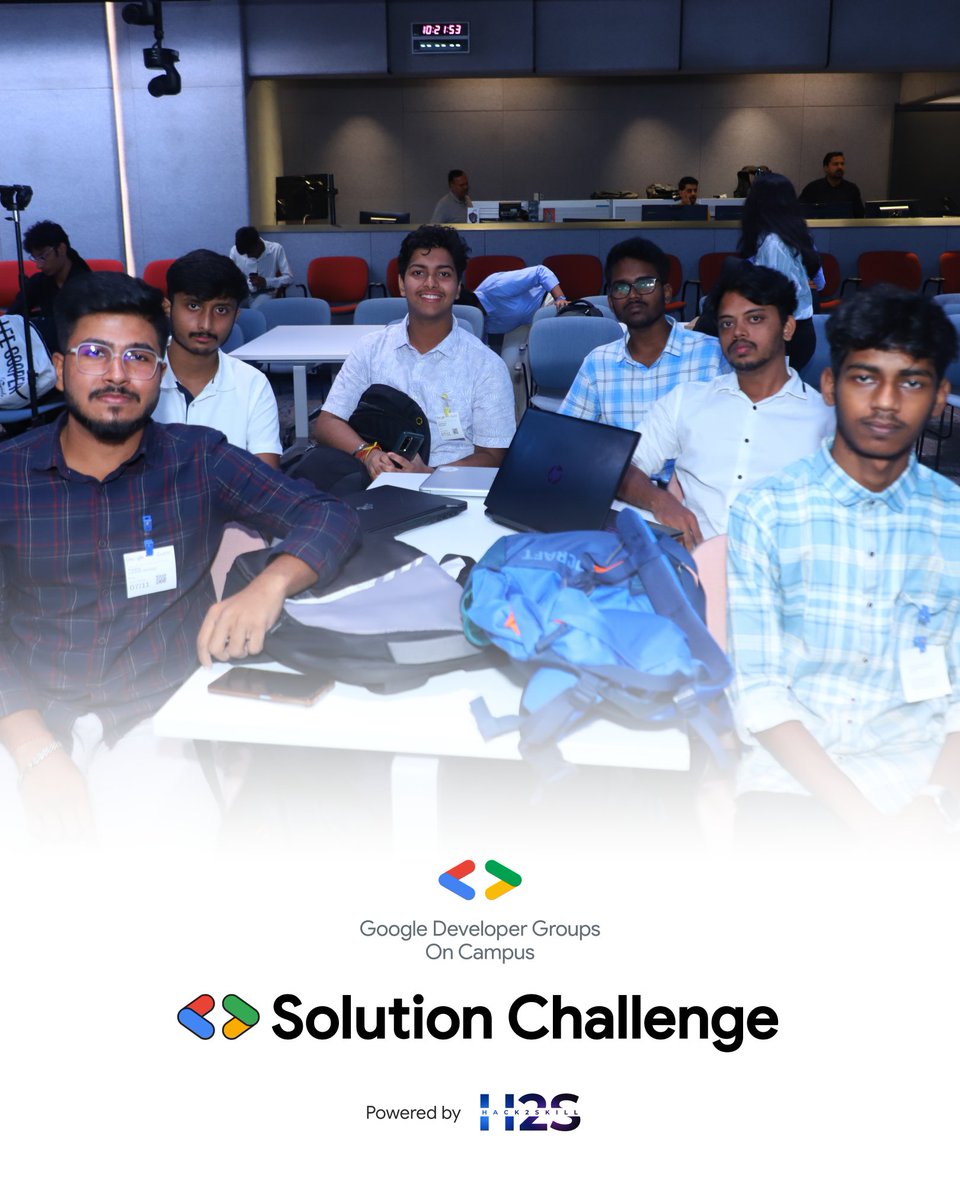 hack2skill's tweet image. The Grand Finale of the GDG on Campus Solution Challenge, powered by Hack2skill lit up the Google office in Gurugram with the energy of student-developers!
#SolutionChallenge #GDGonCampus #Hack2skill
