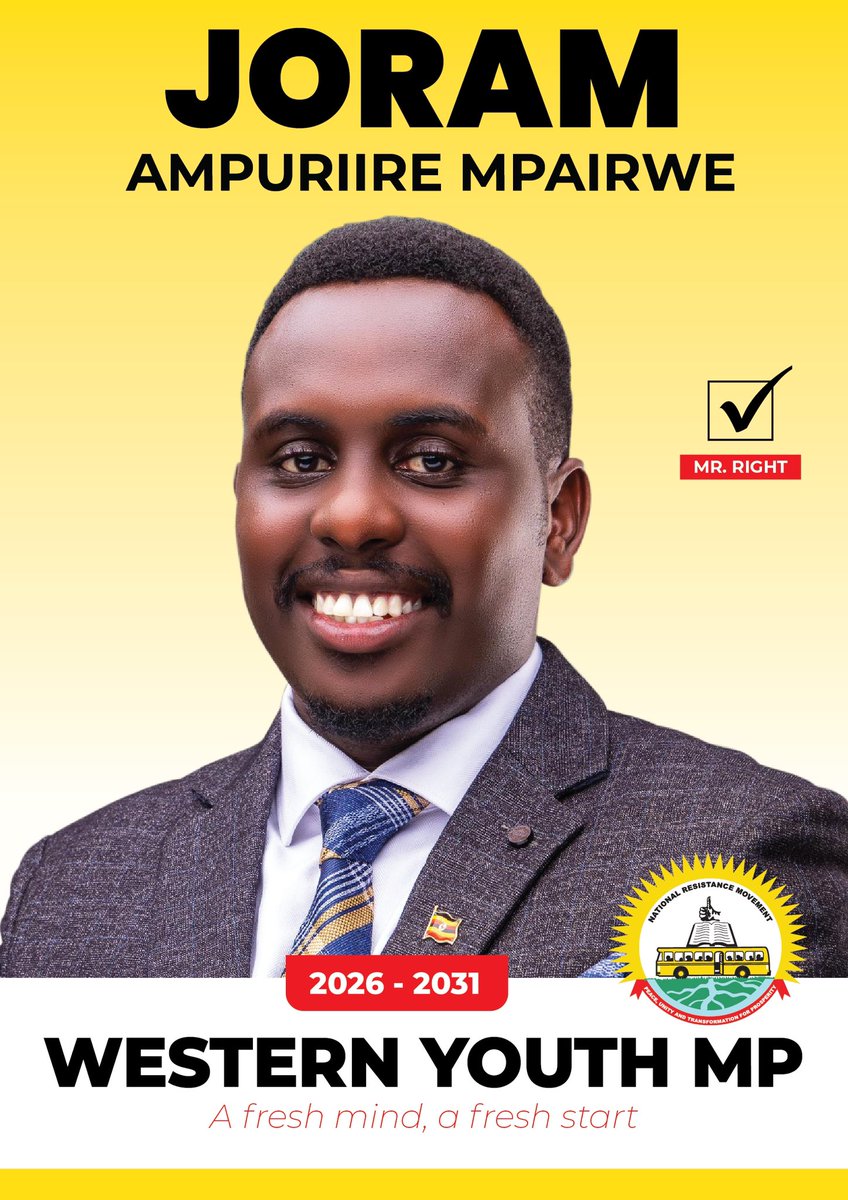 joramMpairwe's tweet image. Our Time. Our Voice. Our contribution✍️
𝘼 𝙛𝙧𝙚𝙨𝙝 𝙢𝙞𝙣𝙙, 𝙖 𝙛𝙧𝙚𝙨𝙝 𝙨𝙩𝙖𝙧𝙩🥂
#Joram4WesternYouthMP✅