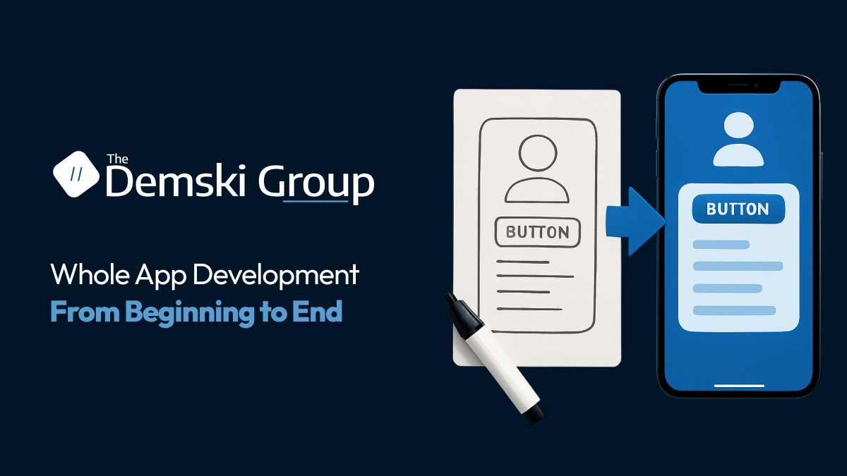 DemskiGroup's tweet image. Wondering what it actually takes to build an app?

We walk you through the complete development timeline—from kickoff and design to coding, testing, and delivery. It’s all here.

📱 Learn what goes into building your app:
demskigroup.com/what-a-typical…

#AppDevelopment #CustomApps
