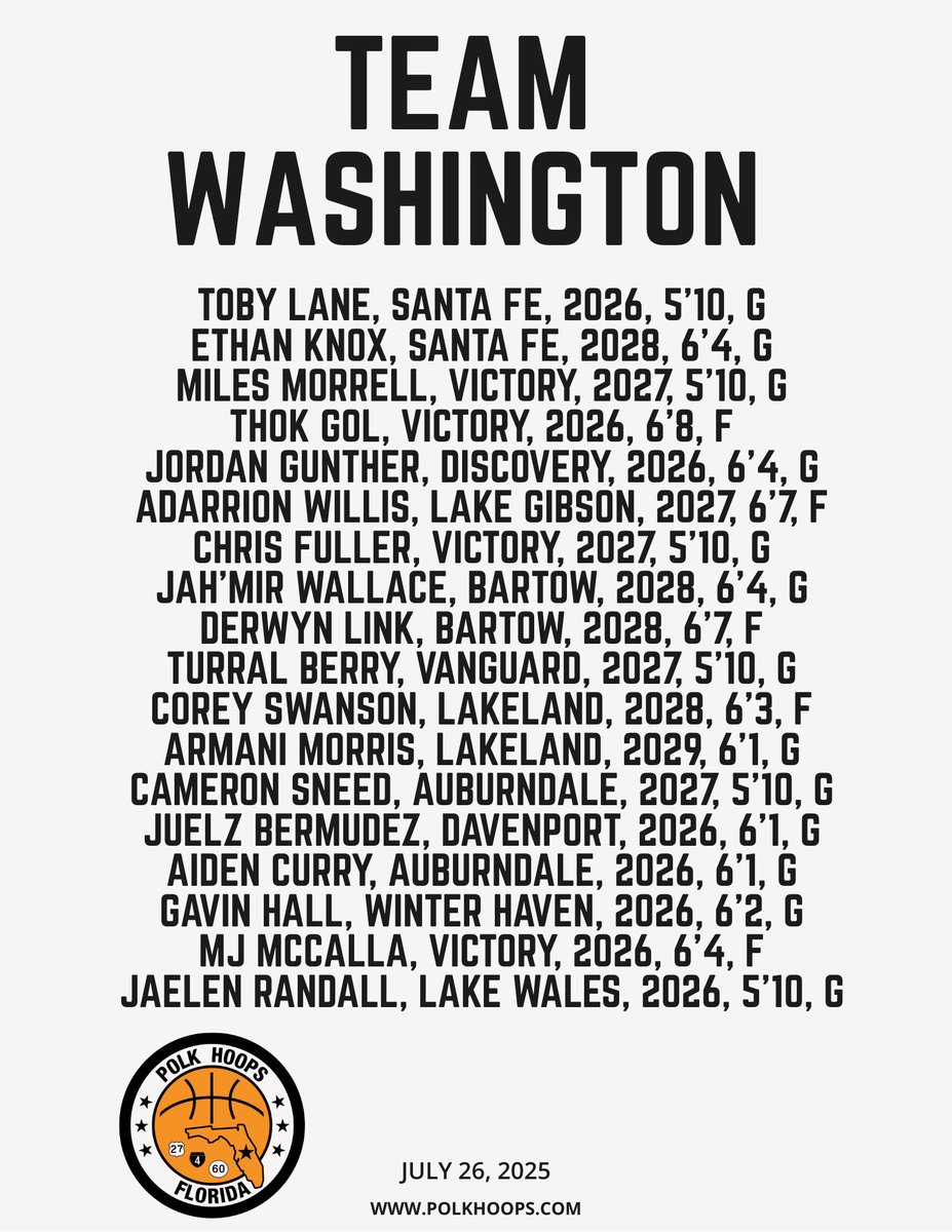 ***Breaking News***

Below are the teams for the High School Showcase on Saturday, July 26

Disclaimer : We did the entire invite list unless someone told us they couldn’t make it already… we realize that there is a live event going on that weekend so more guys may not be able