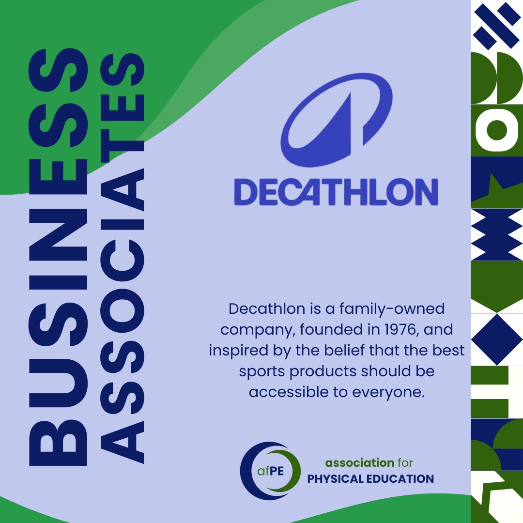 afPE_PE's tweet image. Business Associate Spotlight🔦
with @DecathlonUK
🏀Decathlon's commitment to making PE, sports and physical activity accessible for all aligns with our values at afPE.
🏓They provide a range of equipment to schools nationwide to support their PESSPA delivery.
ℹ️You can find…