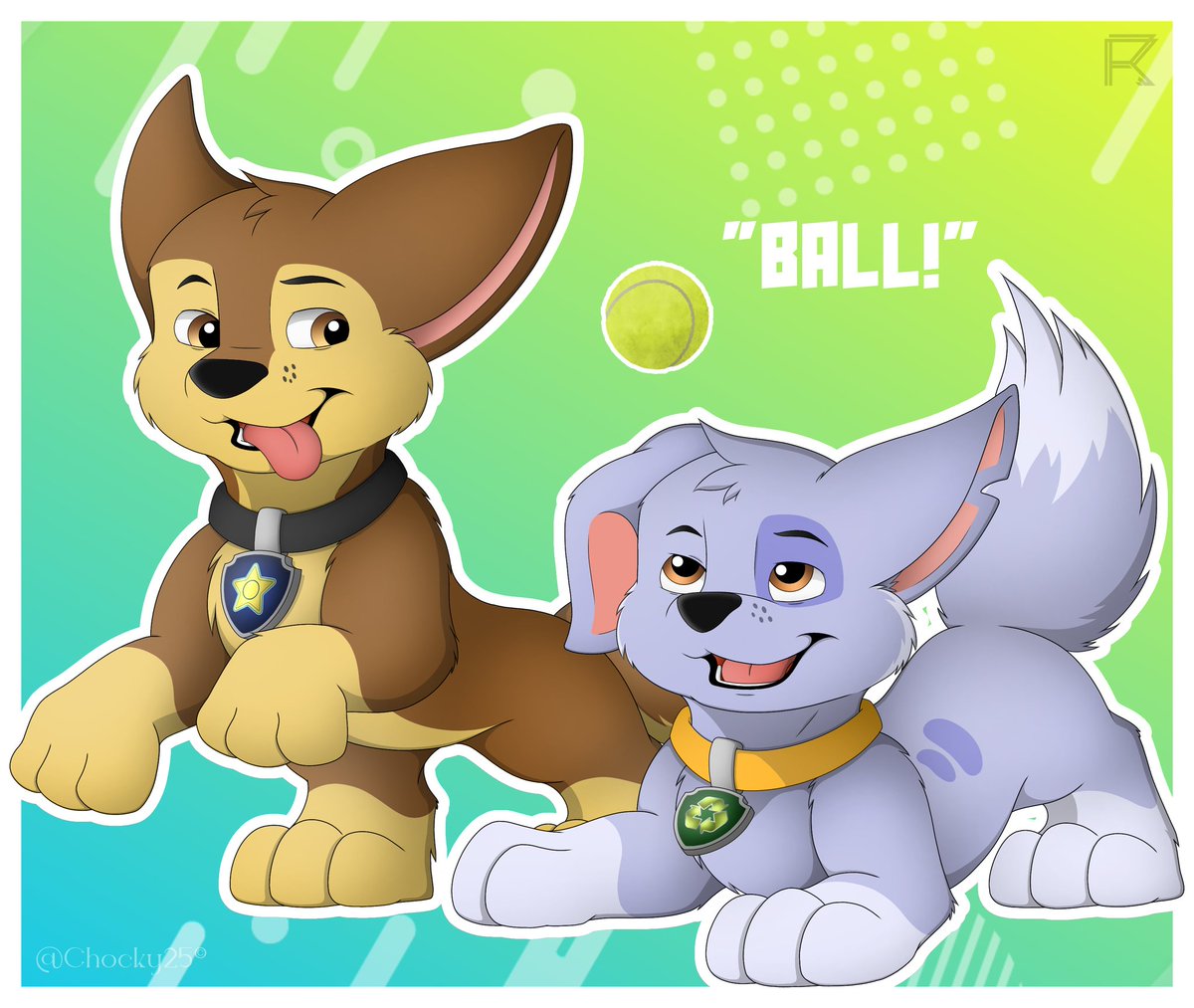 R_Project25's tweet image. (Re-post)

COMMISSION DONE for @DarkPopcon Thanks pal for your Order! 😊☺️

Commission still open! A lot of slots available! Order now before they&apos;re taken! ^^

#PAWPatrol #PawPatrolfanart #chase #rocky #furry #fanart #commissionart #nickjr #nickelodeon #commissionsopen #feral