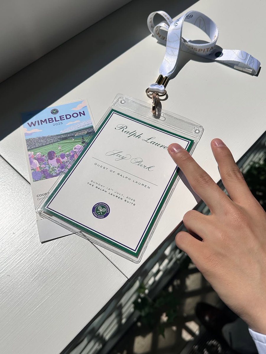 [INSTAGRAM] 250714

So Ralph Lauren🏇 @ralphlauren @.poloralphlauren @wimbledon #JAY 

🔗: instagram.com/p/DMFmEzShuSL/…

(1/5)

<a href="/ENHYPEN_members/">ENHYPEN</a> <a href="/ENHYPEN/">ENHYPEN OFFICIAL</a> #ENHYPEN #엔하이픈