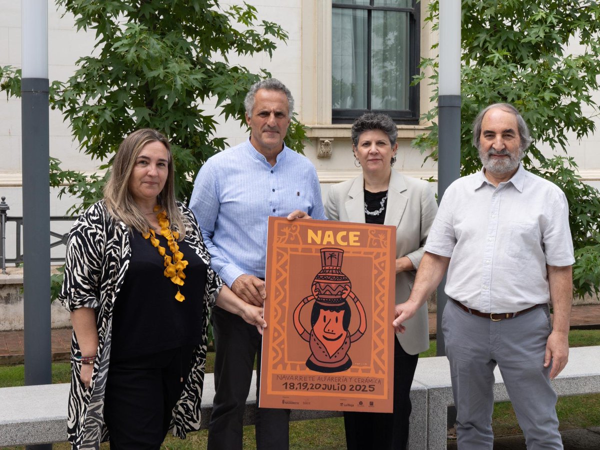 🏺 La XVII edición de la Feria N.A.CE. se celebra este fin de semana en Navarrete “consolidada como referente nacional en torno al barro, la cerámica y la alfarería”.

🖇️ actualidad.larioja.org/noticia?n=not-…