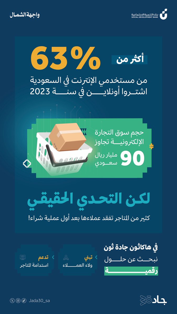 شاركنا فكرتك وخلّك جزء من مستقبل التجارة الإلكترونية 🚀
فرصتك الحين #جادة_ثون #تبوك
للتسجيل 👇🏻

forms.office.com/r/PfZwA6j1SU?o…
