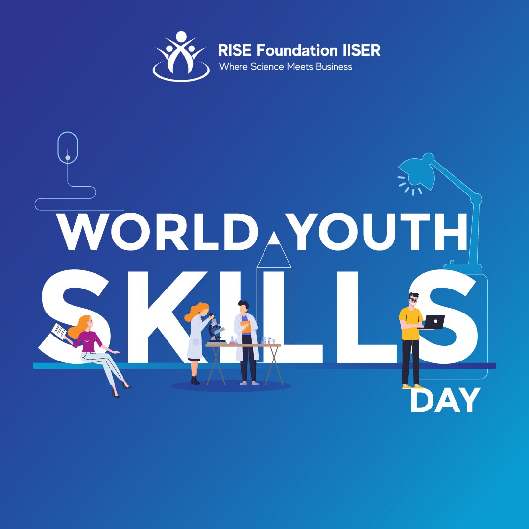🌍 On World Youth Skills Day, we celebrate the power of young minds to shape the future.
With AI and digital skills in their hands, today’s youth aren’t just learning—they’re leading. 💻🤖✨
Let’s keep empowering them to dream, build, and transform.
#RISEFoundationIISER