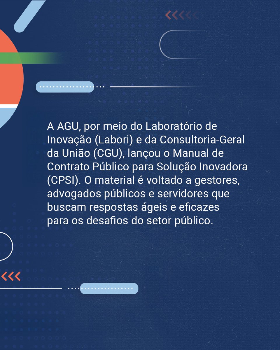 LabHackerCD's tweet image. A AGU lançou um guia sobre o CPSI, contrato que permite testar soluções inovadoras no setor público, com base no Marco Legal das Startups. 📘 Tem passo a passo e modelos prontos! Acesse via QR Code. #LABHacker #CPSI #InovaçãoPública #LABDicas #GestãoInovadora
