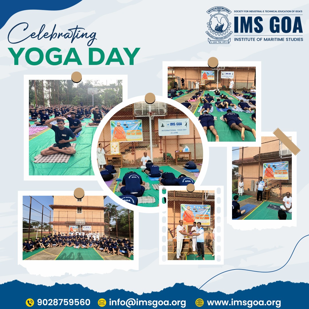 IMS_Goa's tweet image. Breathe in. Stretch out. Unite Within. 🌞
IMS GOA proudly celebrated International Yoga Day with great enthusiasm and spirit. Our cadets embraced the essence of yoga — harmony of body, mind, and soul.
#YogaDay2025 #InternationalYogaDay #IMSGOA #YogaForWellbeing #CadetsInHarmony