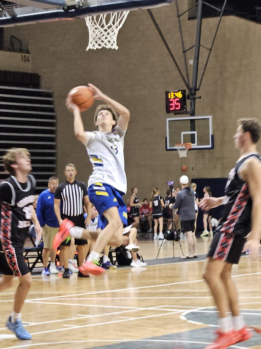 In four games in Sioux Falls <a href="/riversawyer7/">river sawyer</a> averaged 15.8ppg while shooting 50% from 3pt. #24MDTeamDaum